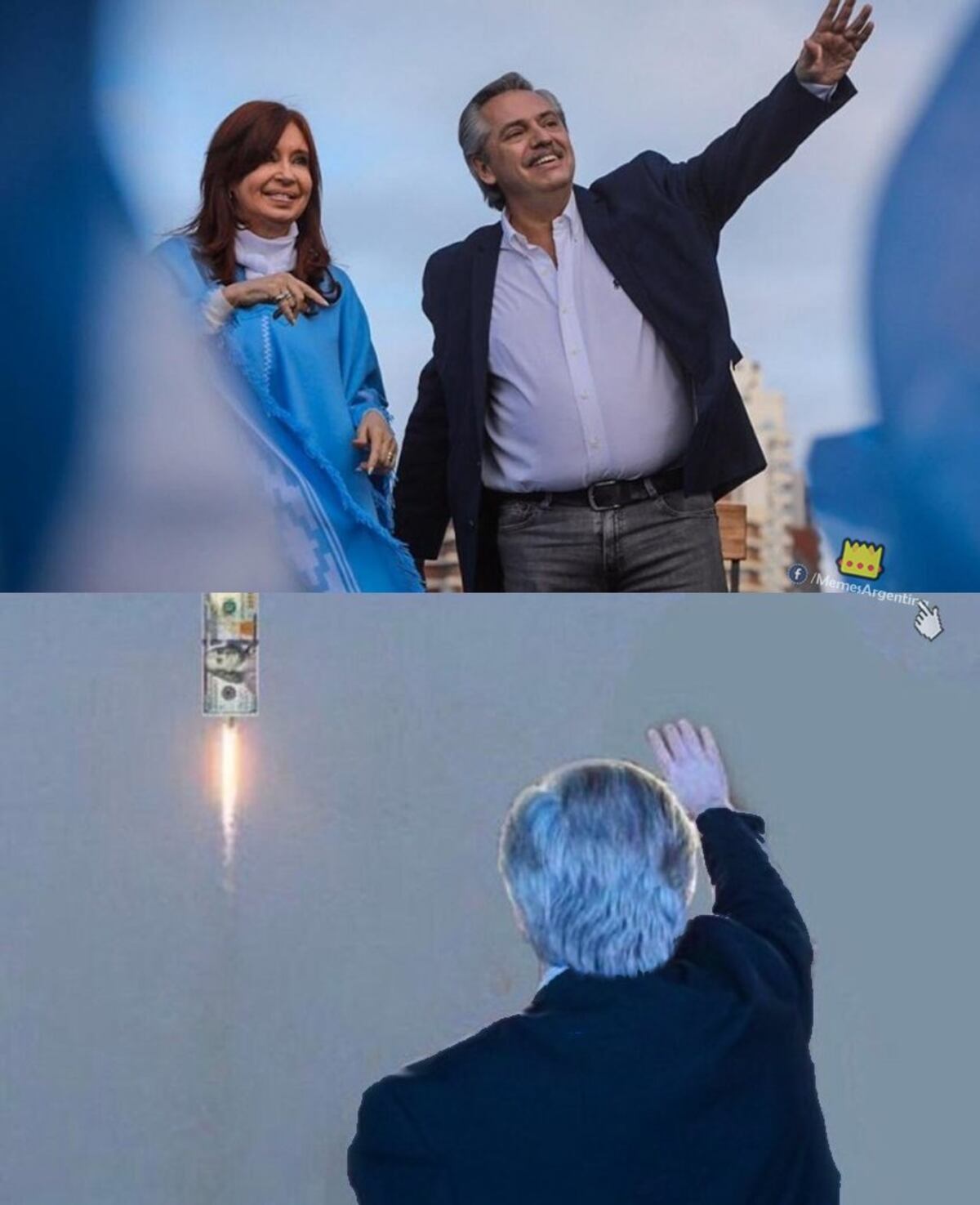Los memes en las redes sociales por la disparada del dólar este lunes.