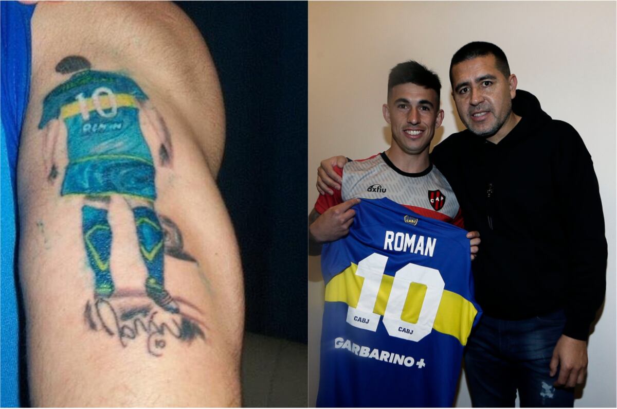 Lautaro Comas y la emoción de conocer a su gran ídolo, Juan Román Riquelme. (Instagram Lautaro Comas).