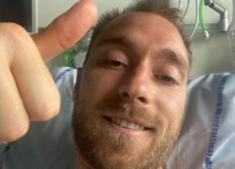 Eriksent: "estoy bien", dijo desde el hospital.