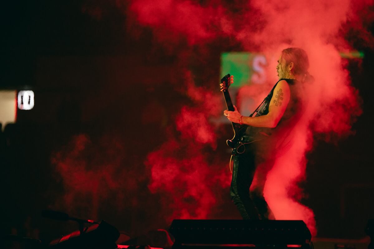Airbag en River. (DF Entertainment e @irishsuarez)