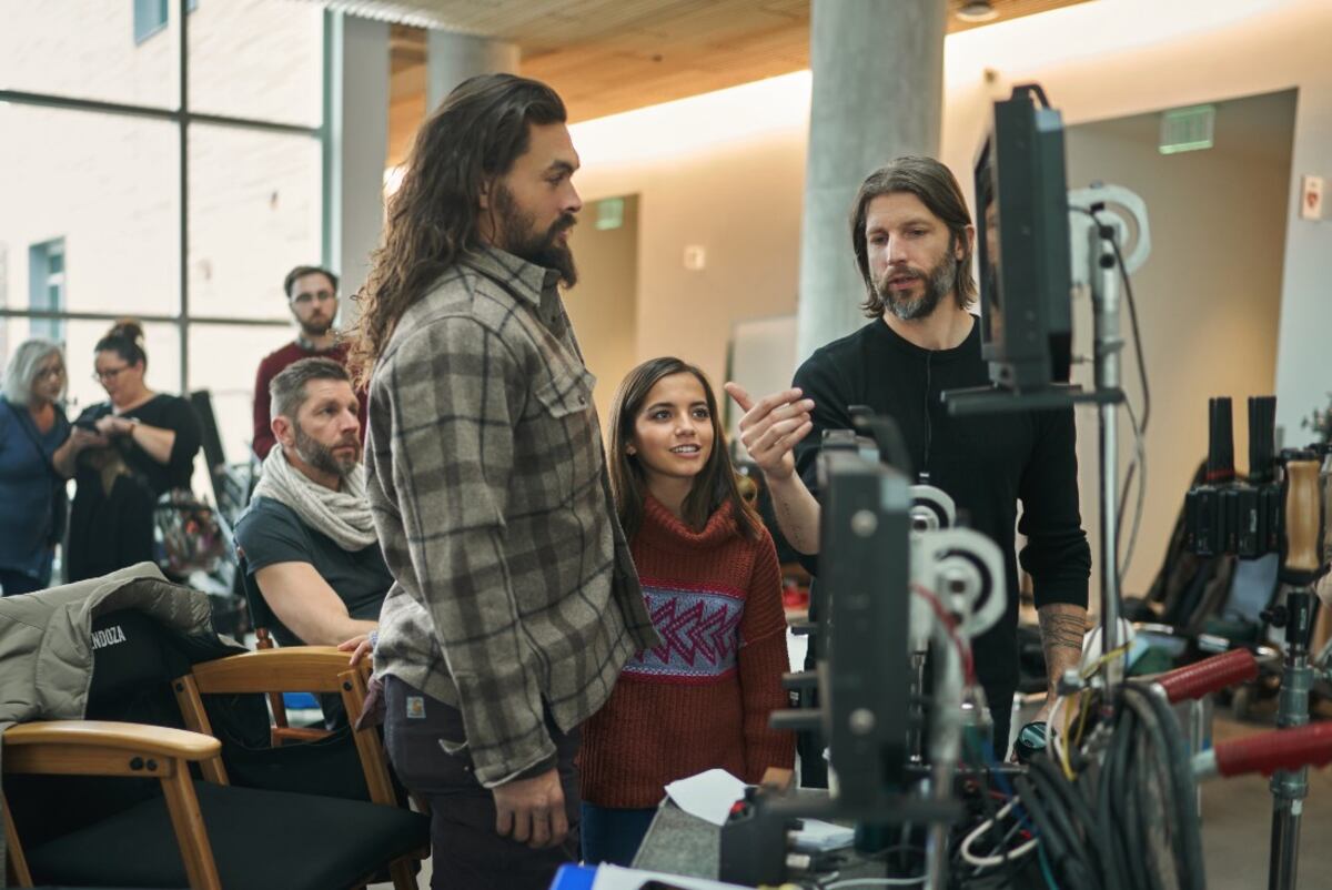 Filmación de Sweet Girl. (Foto: CLAY ENOS/NETFLIX © 2021)