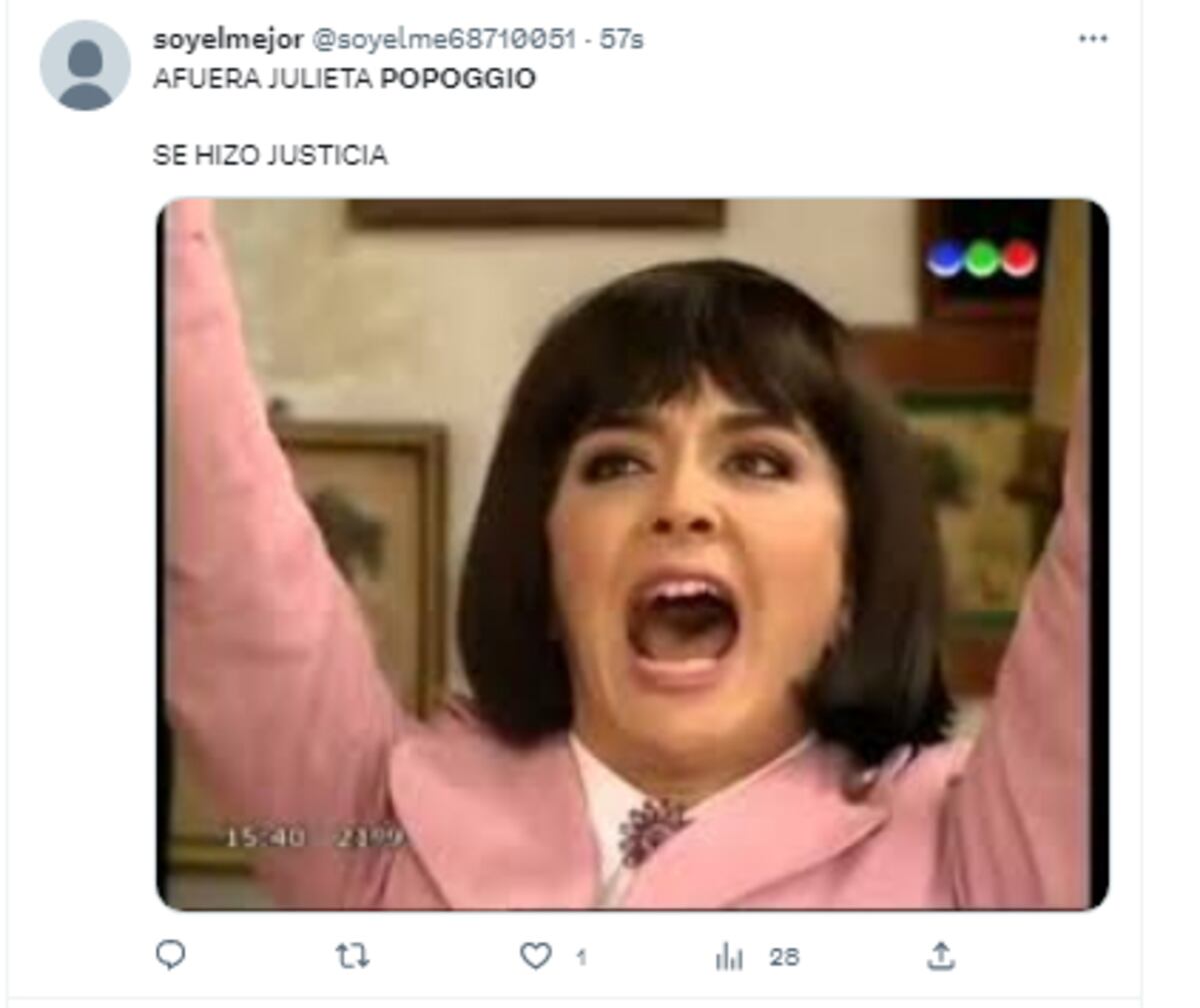 Los memes de la final de "Gran Hermano". (Captura)