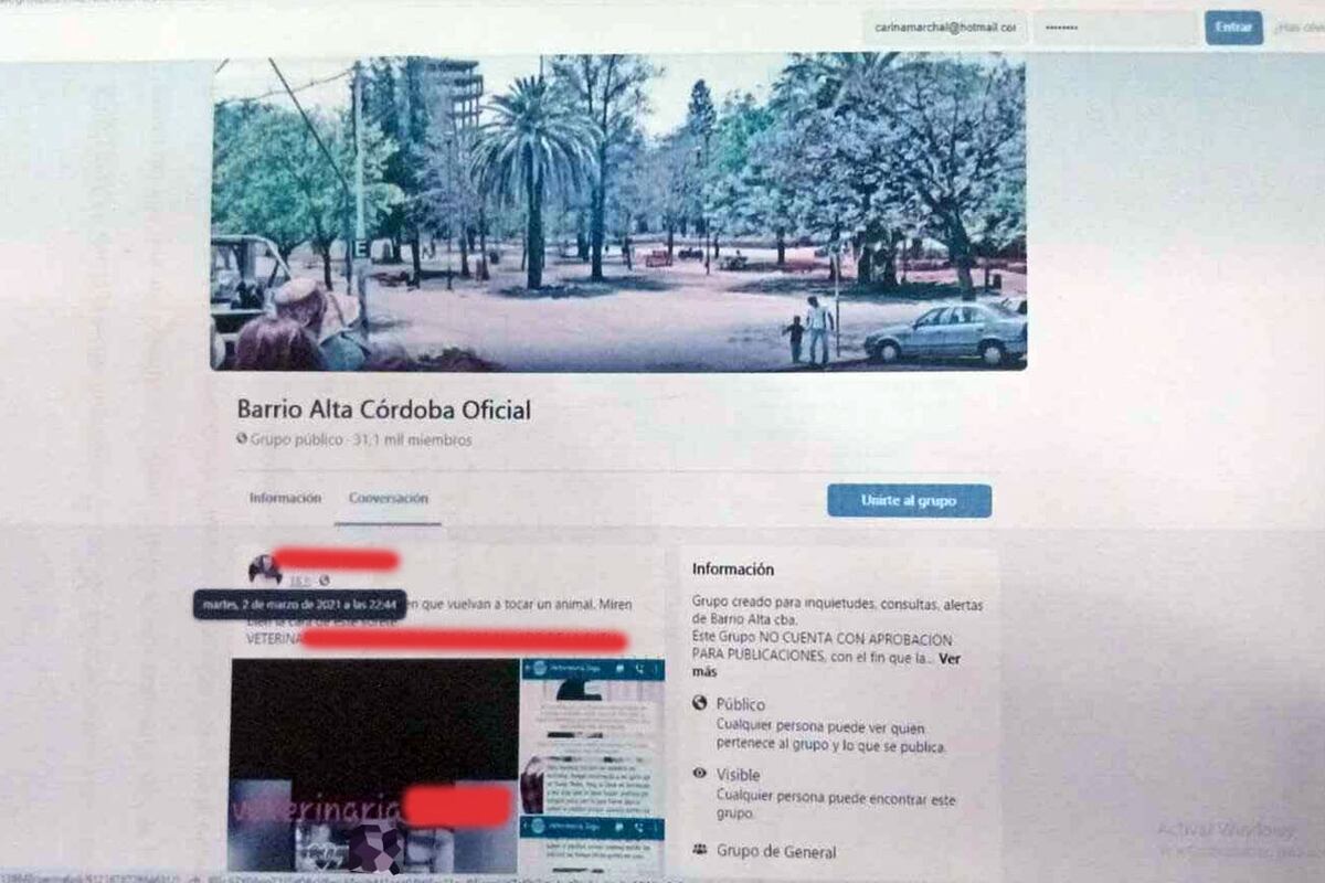 Capturas de pantalla de hostigamiento en redes sociales a veterinarios, que terminan en suicidios. (La Voz)