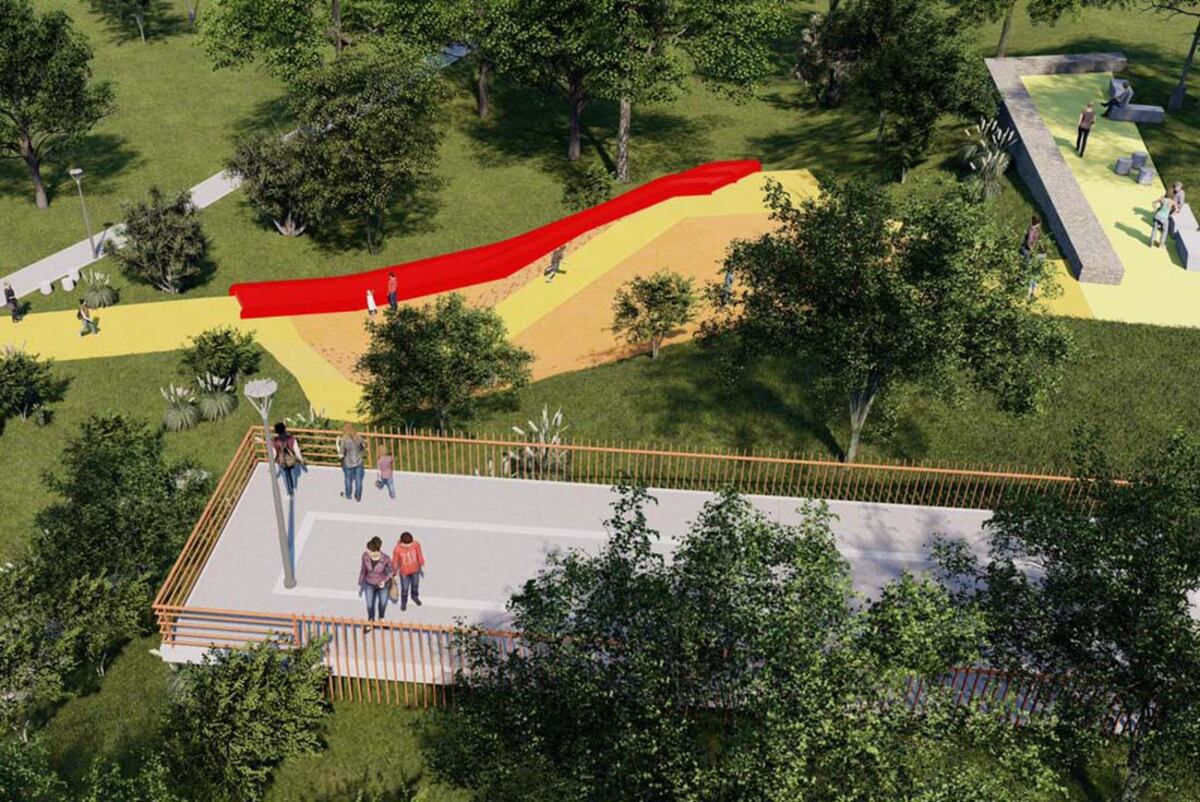 Parque de las Naciones. Tendrá un mirador de 20 metros de alto. (Prensa Gobierno de Córdoba)