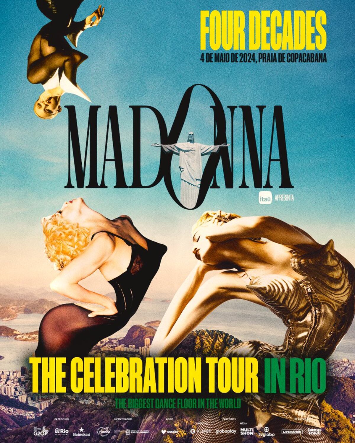 Madonna, anunciada en Río de Janeiro. (Captura)