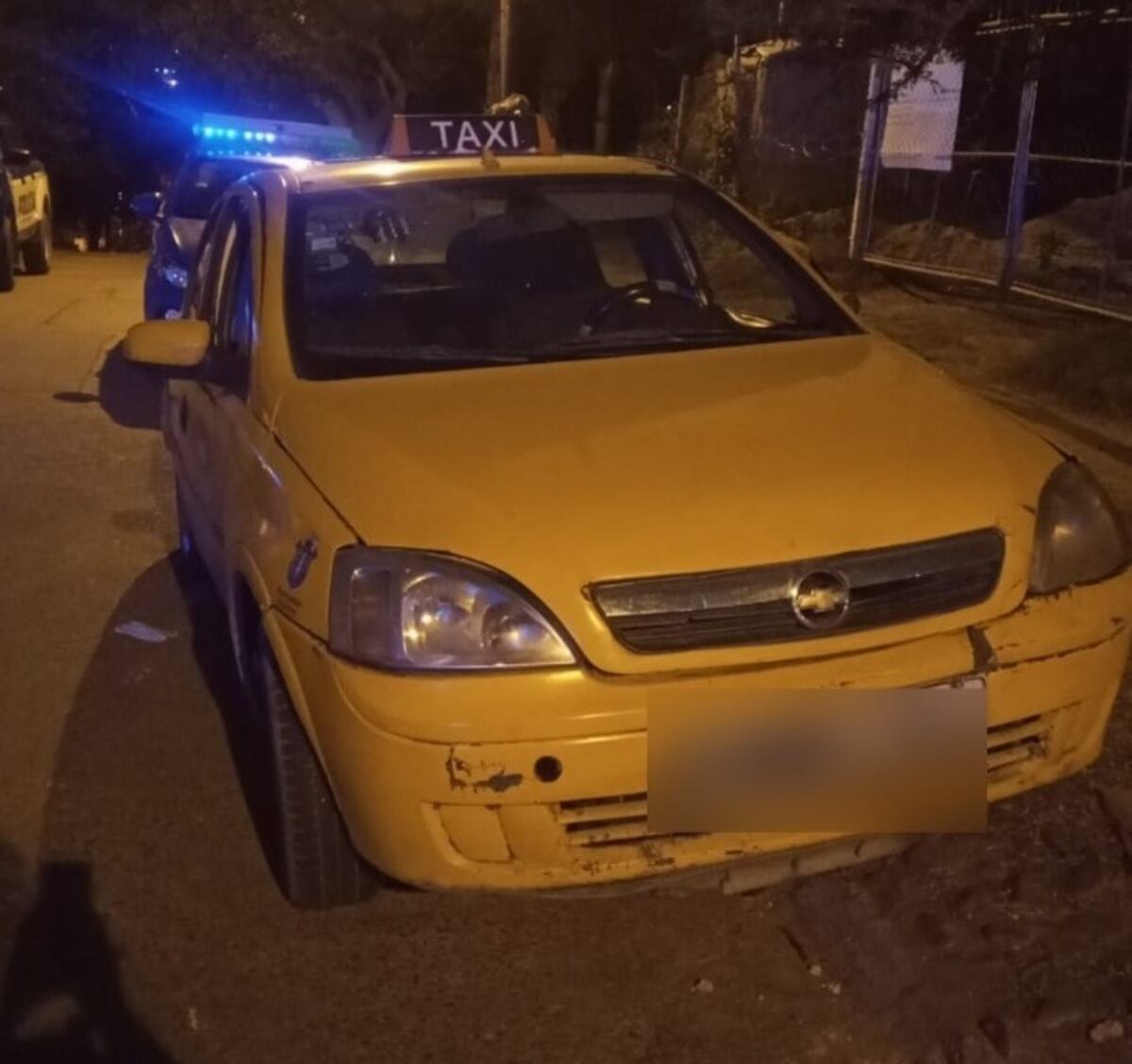 El taxi. (Policía)