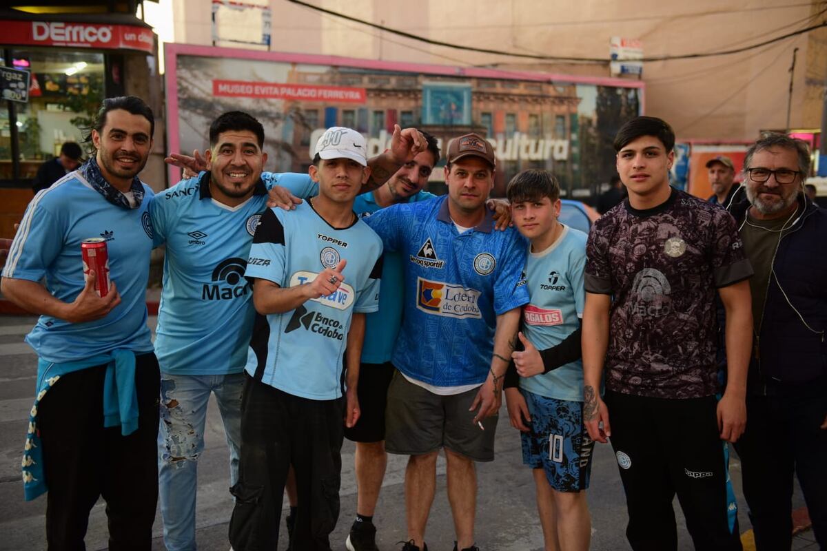Cara 'e Cancha de Belgrano en la previa del partido con San Martín de San Juan en el Gigante de Alberdi. (José Gabriel Hernández / La Voz)