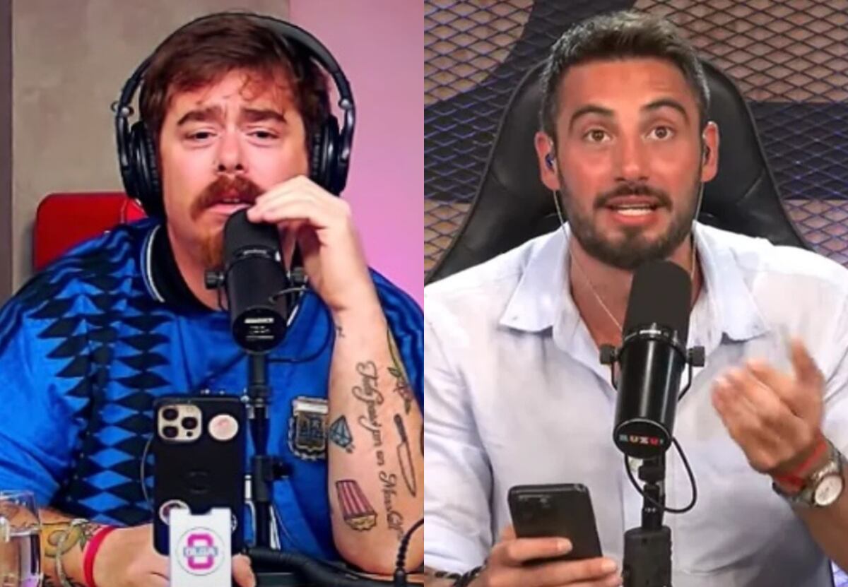 Migue Granados y Nico Occhiato, los dos principales referentes del streaming y sus canales líderes en Argentina: Olga y Luzu. (Gentileza Vía País).