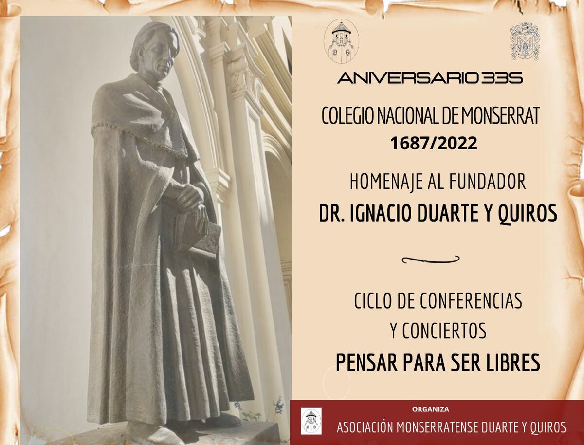 Ciclo de charlas y conferencias en el Colegio Monserrat durante el mes de agosto.