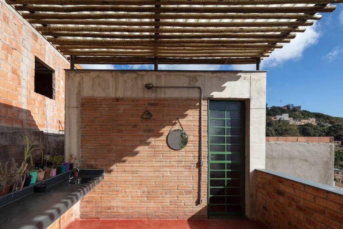 Una vista de la casa premiada.