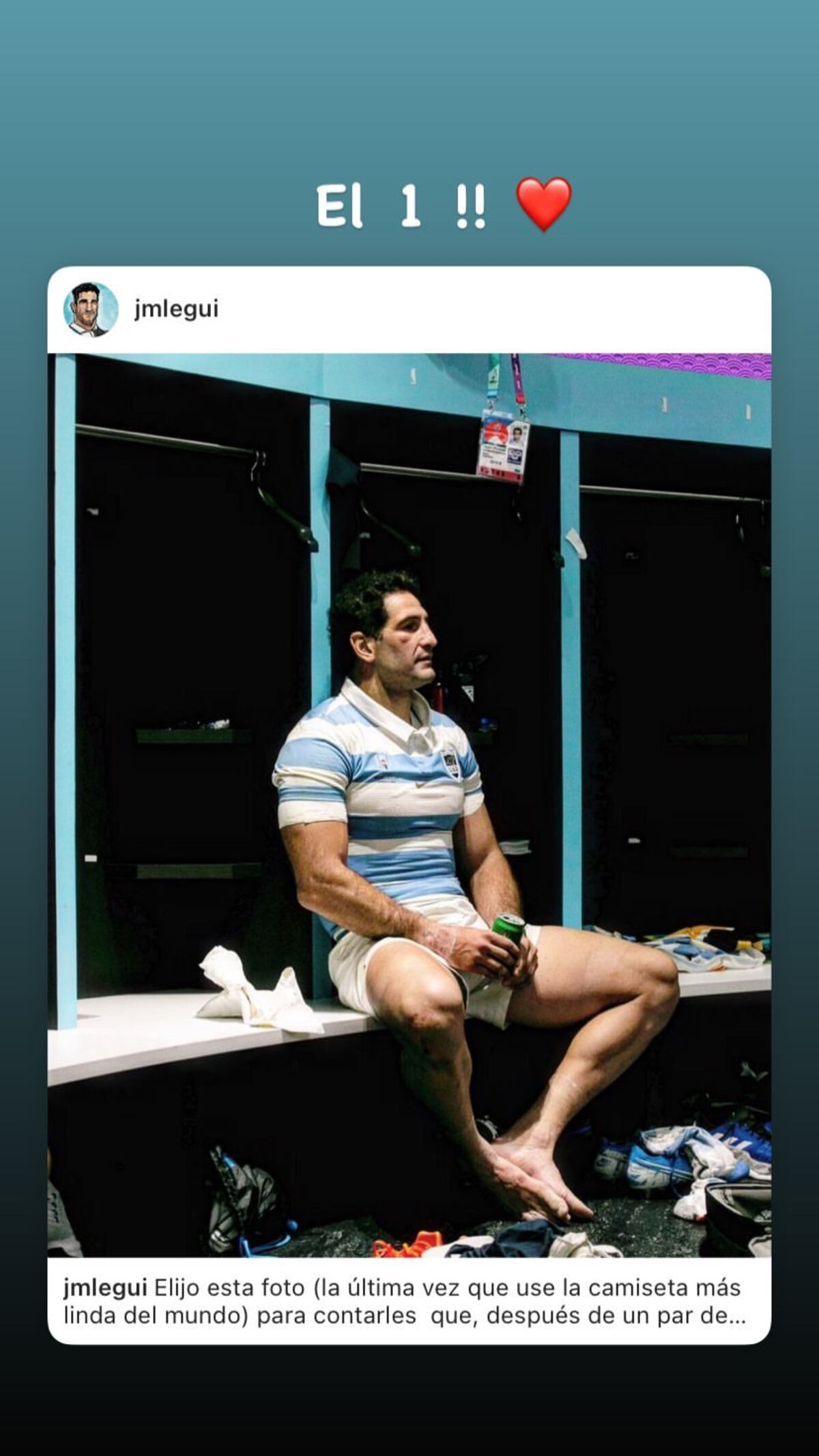 Matías Alemanno compartió en sus historias el "adiós" de Juan Manuel Leguizamón. (Instagram Matías Alemanno)