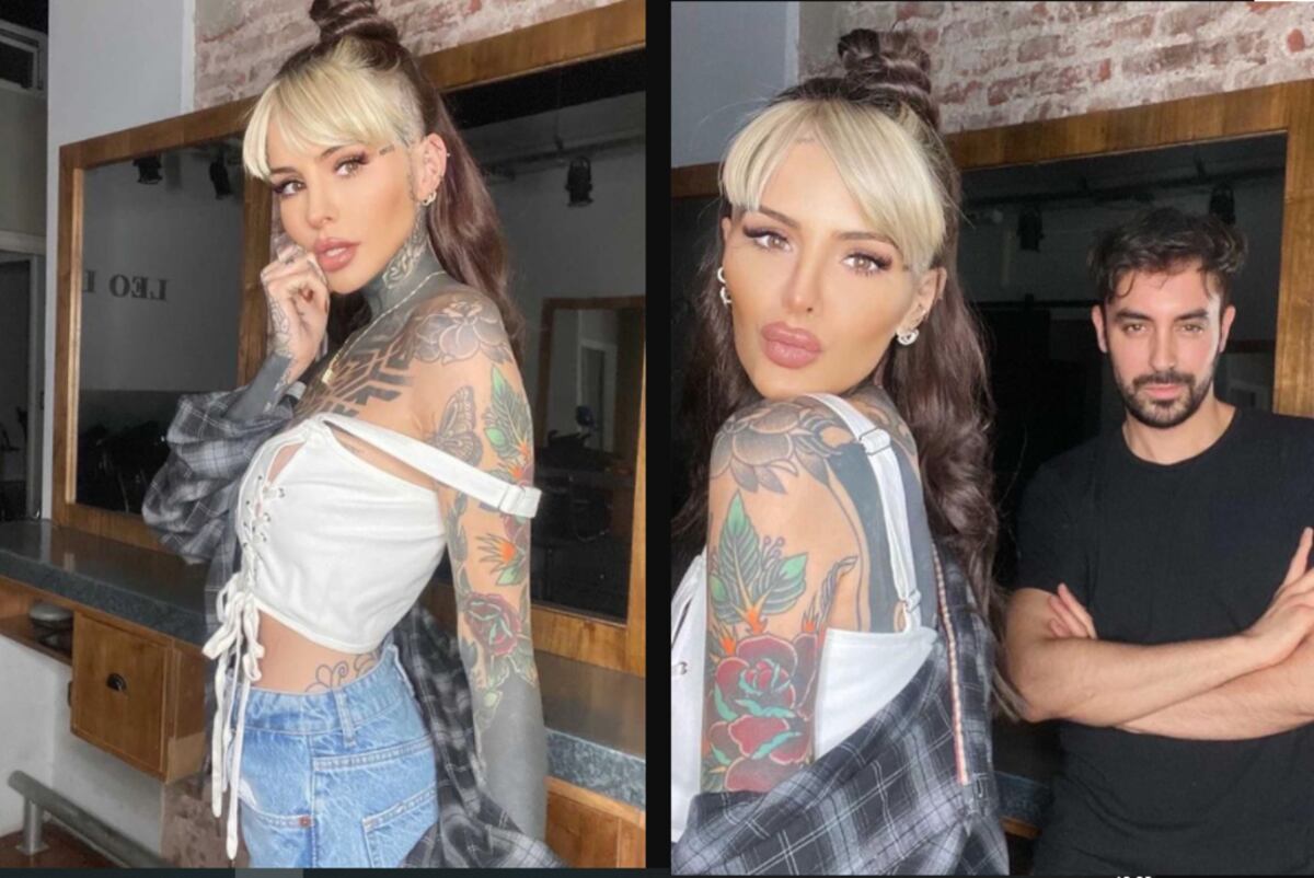 El cambio de look de Cande Tinelli. (Instagram)