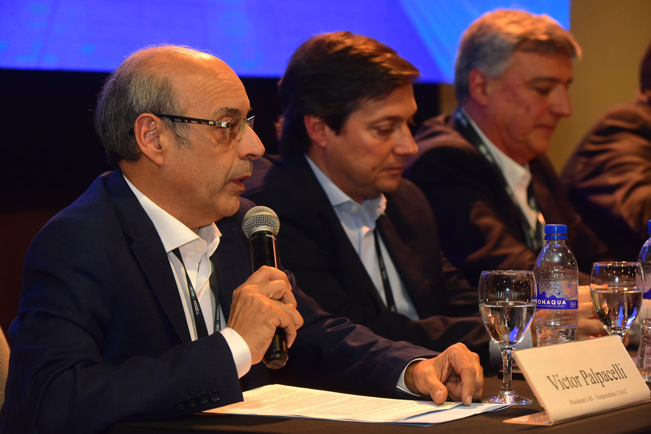 Victor Palpacelli encabezó la apertura de las Jornadas de Supermercadismo en Córdoba. (Nicolás Bravo/La Voz)
