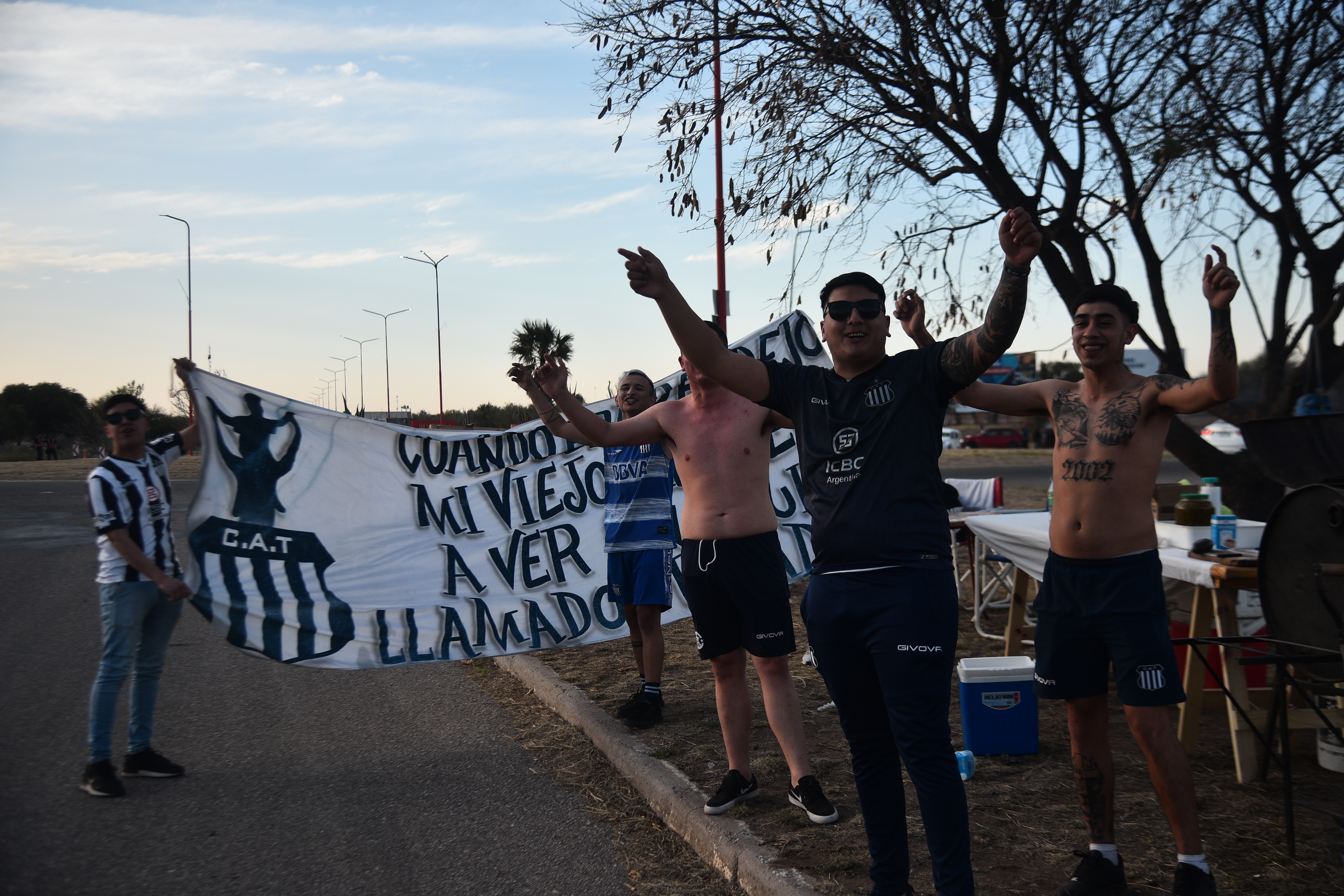 Cara 'e Cancha de Talleres en la previa del partido entre Talleres y Godoy Cruz por los octavos de final de la Copa Argentina en San Luis. (Pedro Castillo / La Voz)