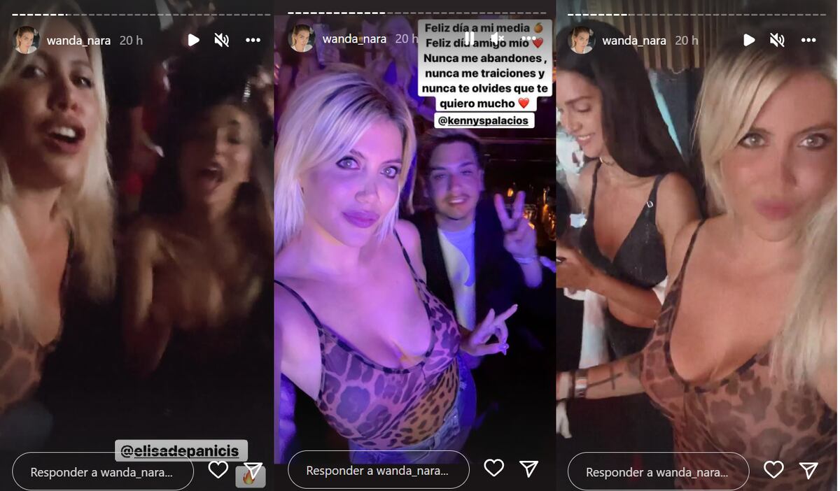 El posteo de Wanda por el Día del amigo. (Instagram Wanda Nara)