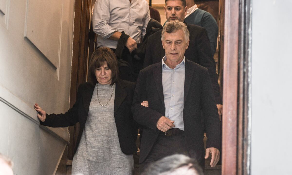 Mauricio Macri junto a Patricia Bullrich
Foto Federico Lopez Claro