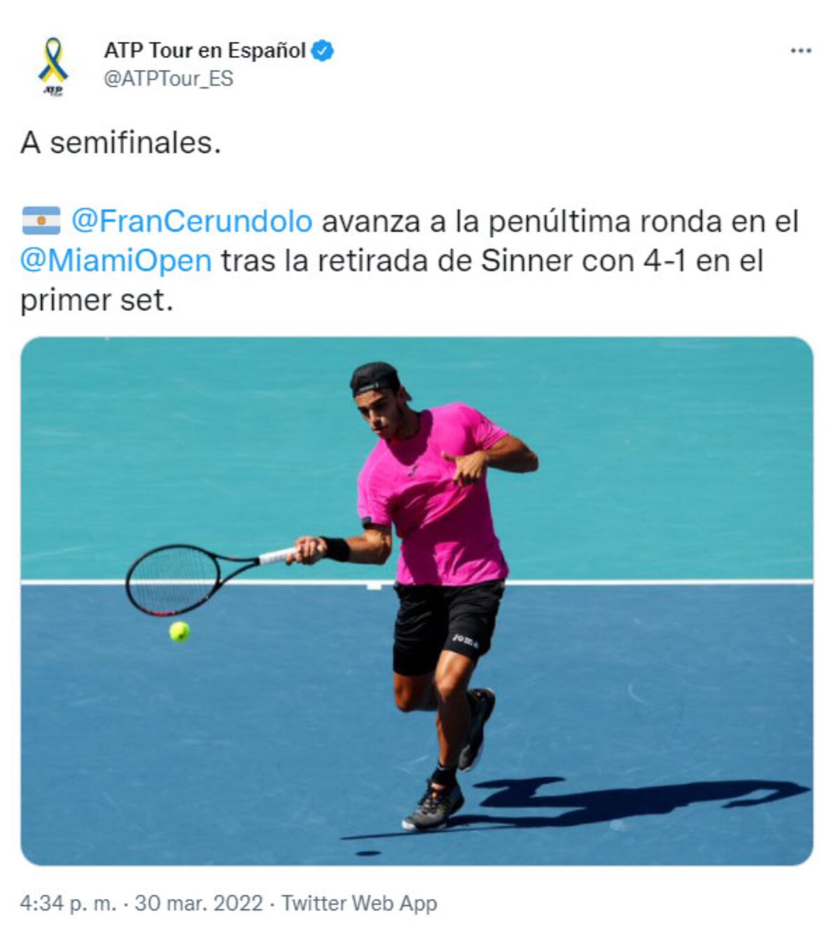 A semis en Miami.