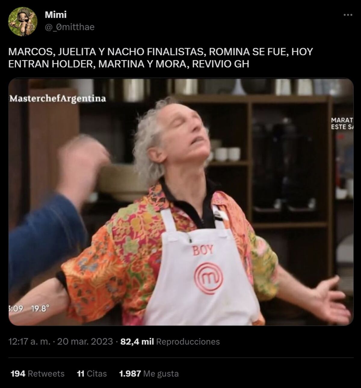 "Gran Hermano": los mejores memes tras el reingreso de Holder, Martina y Mora (Captura de pantalla)