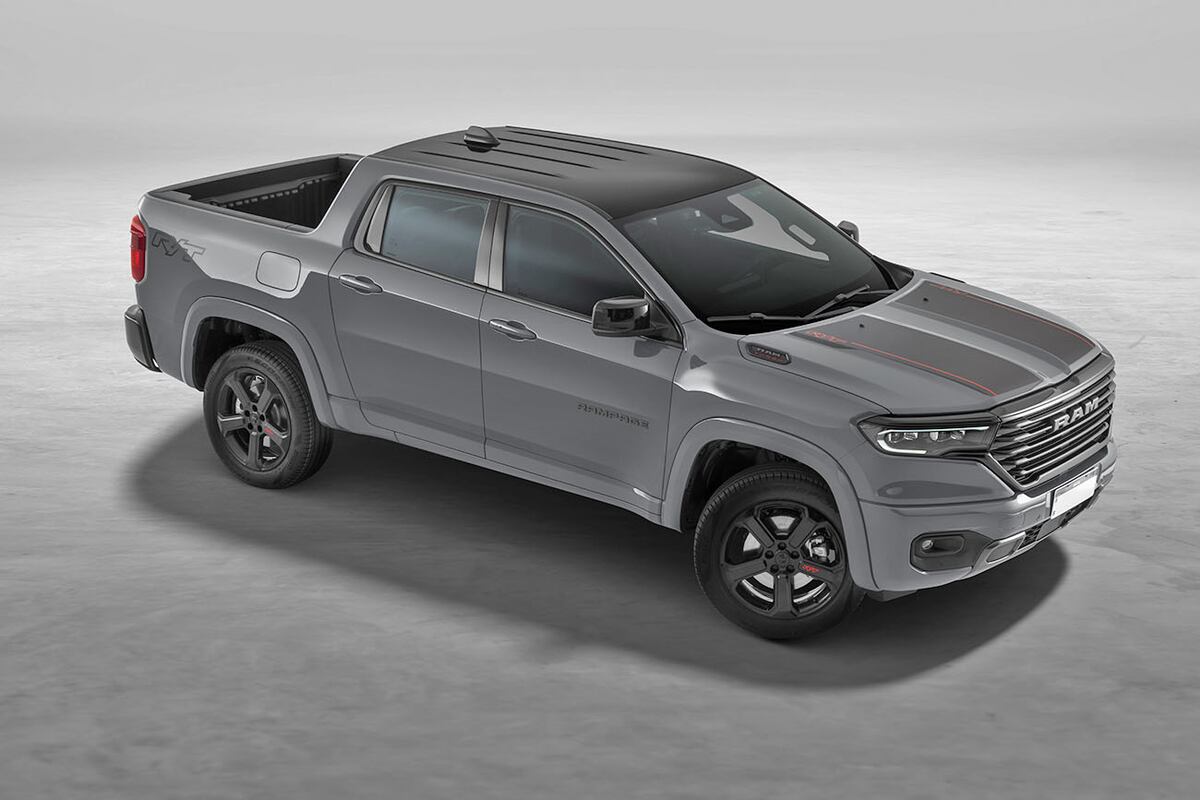 La Ram Rampage es la camioneta compacta del grupo Stellantis que estará en el stand de la marca durante la exposición de autos del 7 al 10 de agosto.