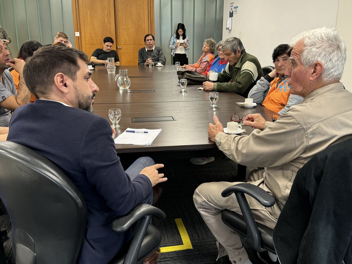 El legislador Chamorro recibió a los naranjitas.