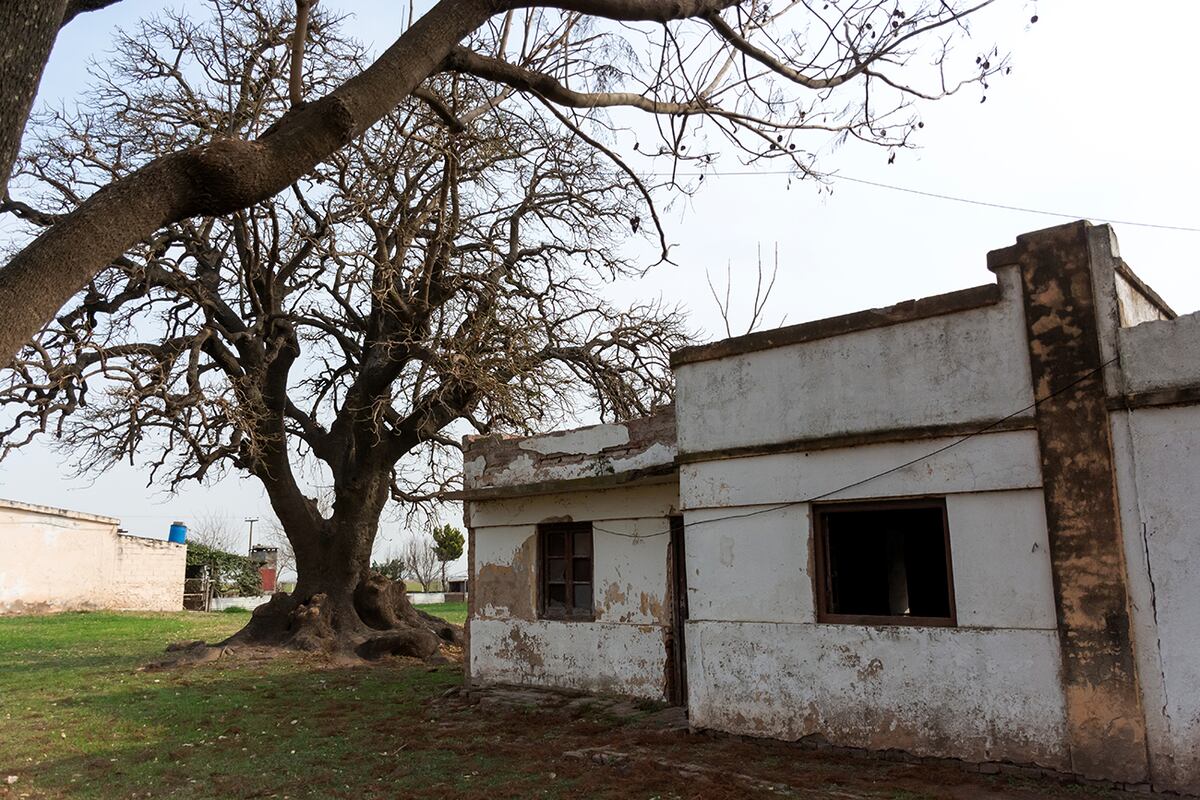 Colonia Anita. La casa deshabitada de don Sánchez, el último habitante del pueblo, que falleció en 2022. (La Voz)
