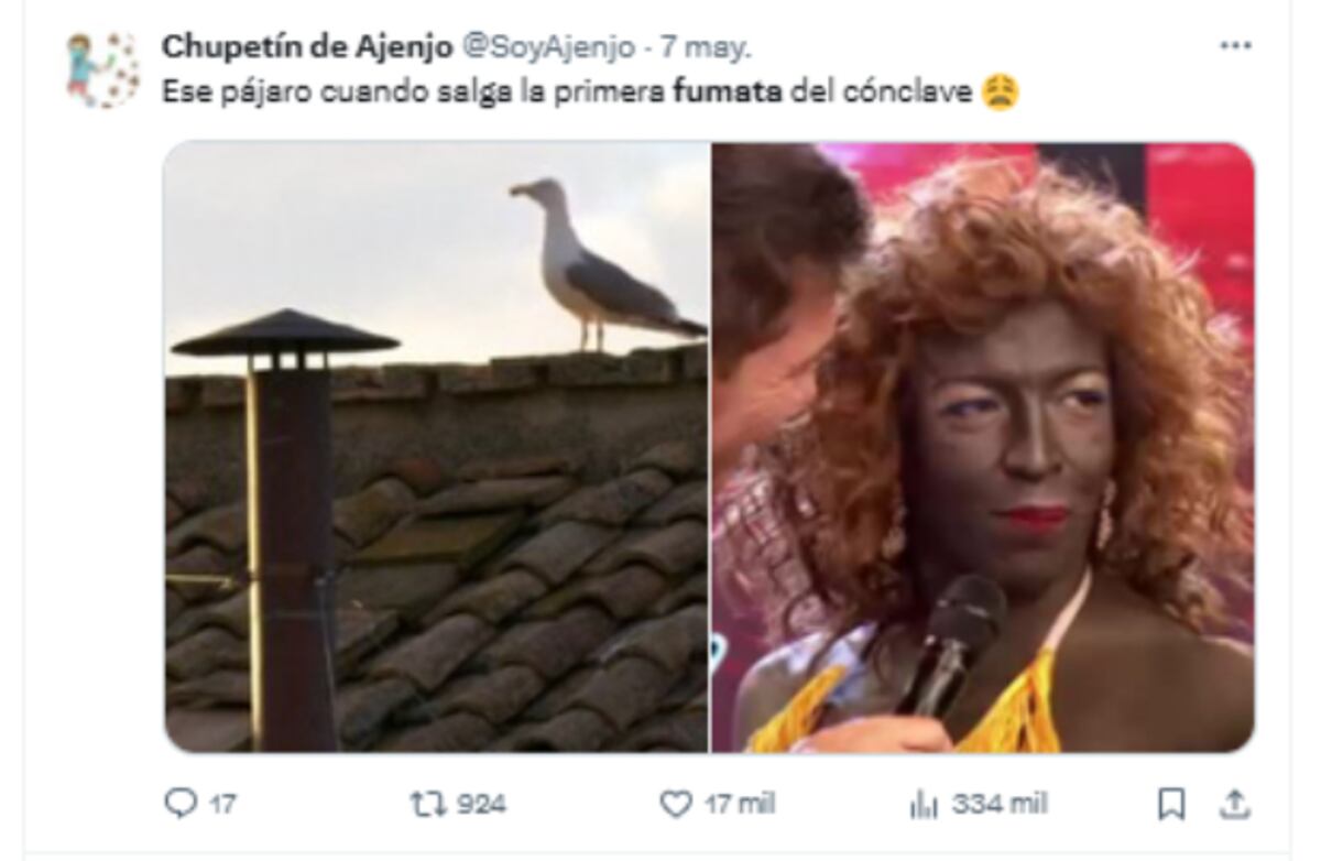 Los mejores memes del Papa. (Captura)