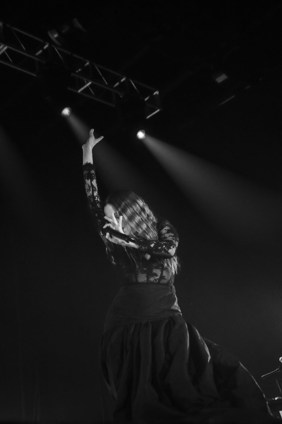 Natalia Lafourcade, radiante en Quality Arena. (Gentileza Quality Producciones/ Nico Defilippi)