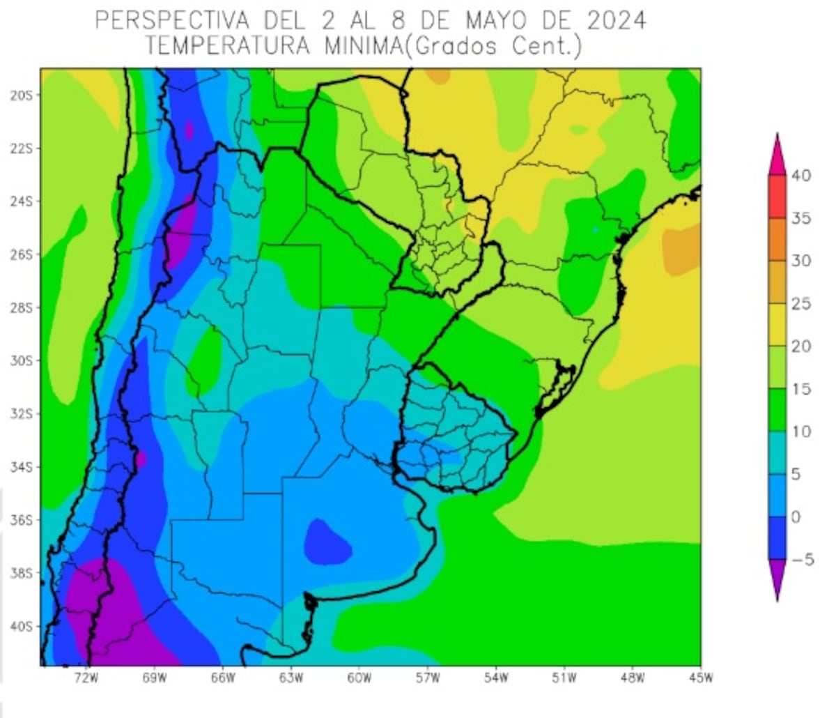 El clima en Córdoba.