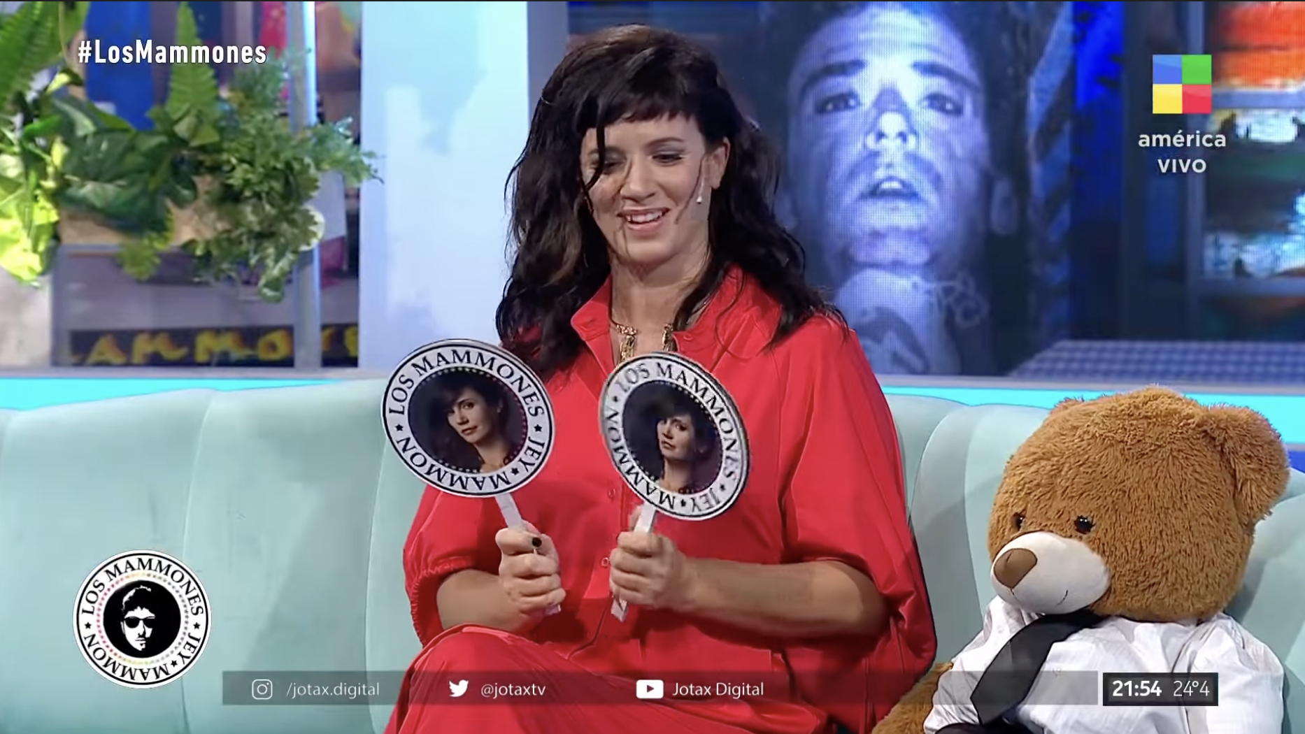 Griselda Siciliani en el programa de Jey Mammon