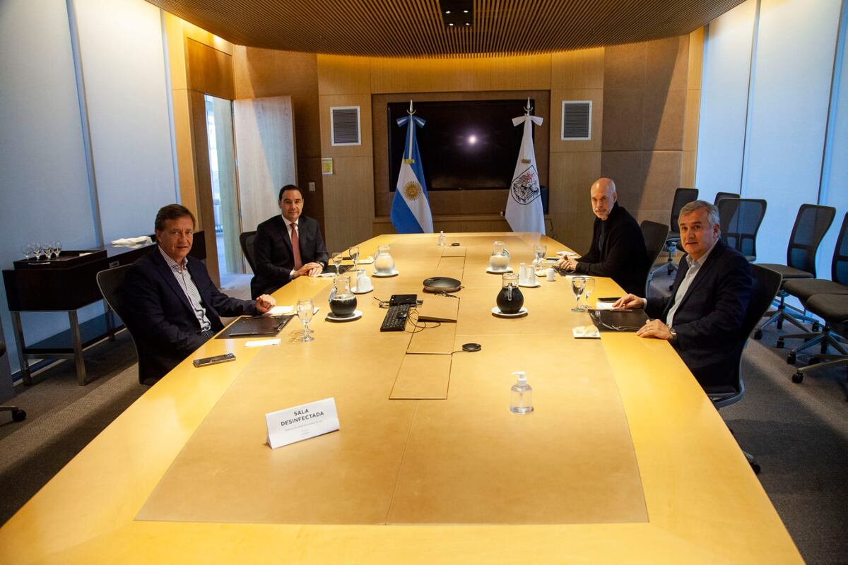 Horacio Rodríguez Larreta fue el anfitrión del encuentro opositor.