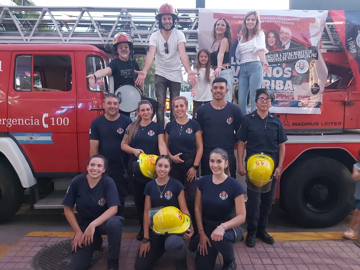 "Los vecinos de arriba", en su recorrida solidaria.