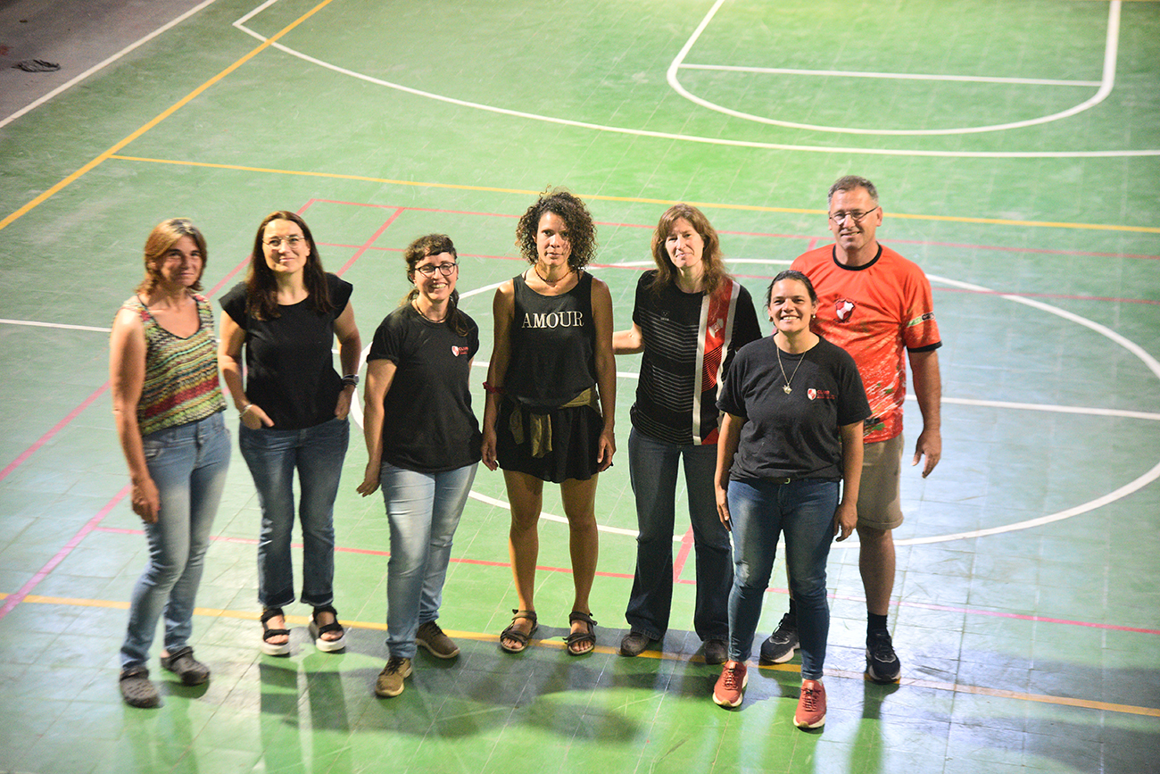 Aga de Oro. La cancha donde se realizan la mayoría de las actividades deportivas (Pedro Castillo/LaVoz).