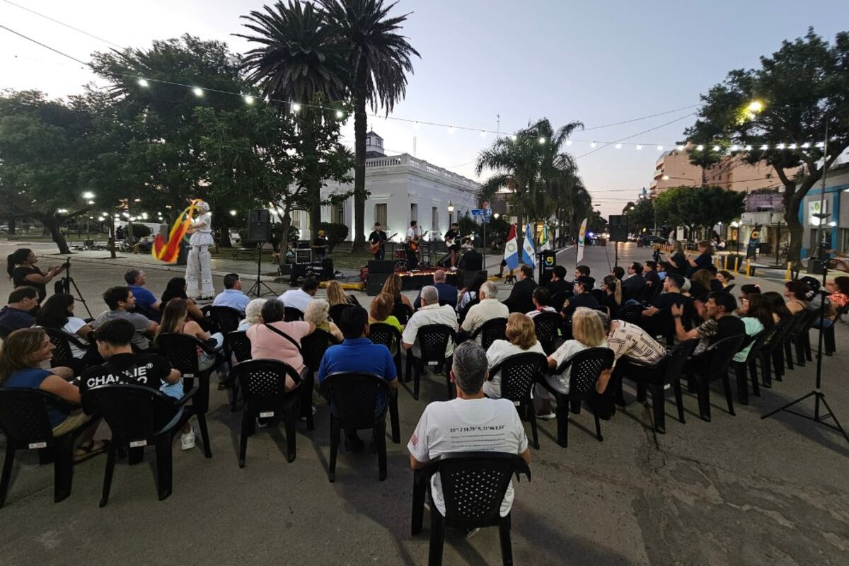Oncativo. El centro, remodelado. (Provincia)
