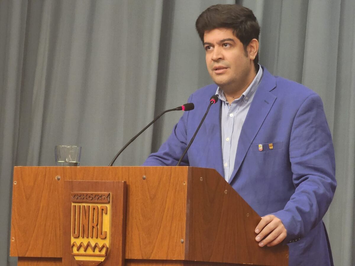 El decano de Ingeniería en la UNRC, Pablo De la Barrera. (UNRC)