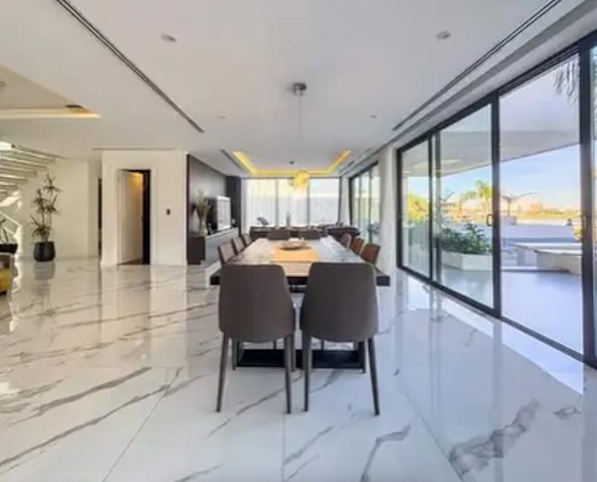 Así es el comedor de la nueva casa de Wanda Nara. (Foto: Instagram)