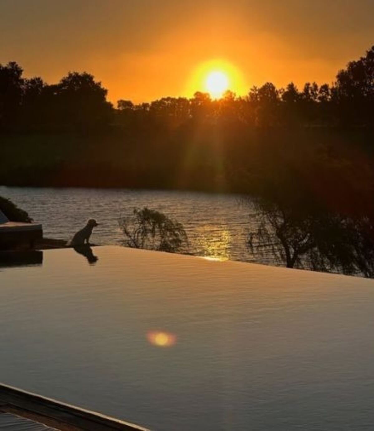Así es el jardín de Valeria Mazza en su casa en Punta del Este: diseño rústico y relax frente al lago