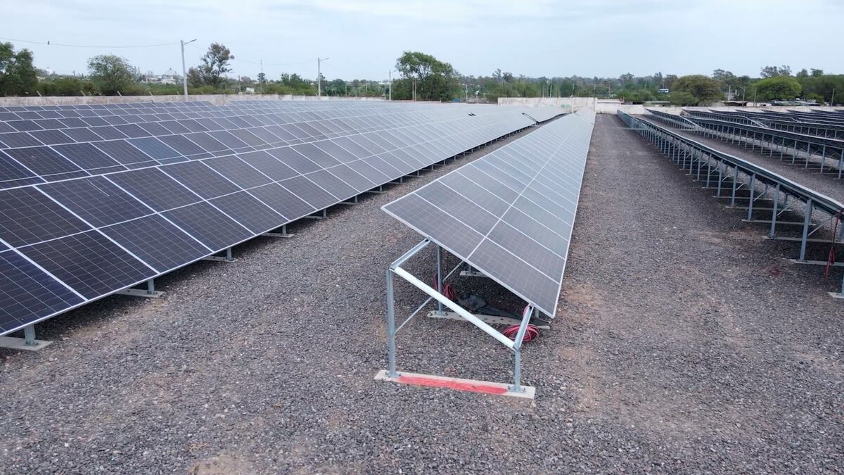El nuevo parque solar de Río Tercero sumará energía para el consumo de la localidad. (Gentileza)