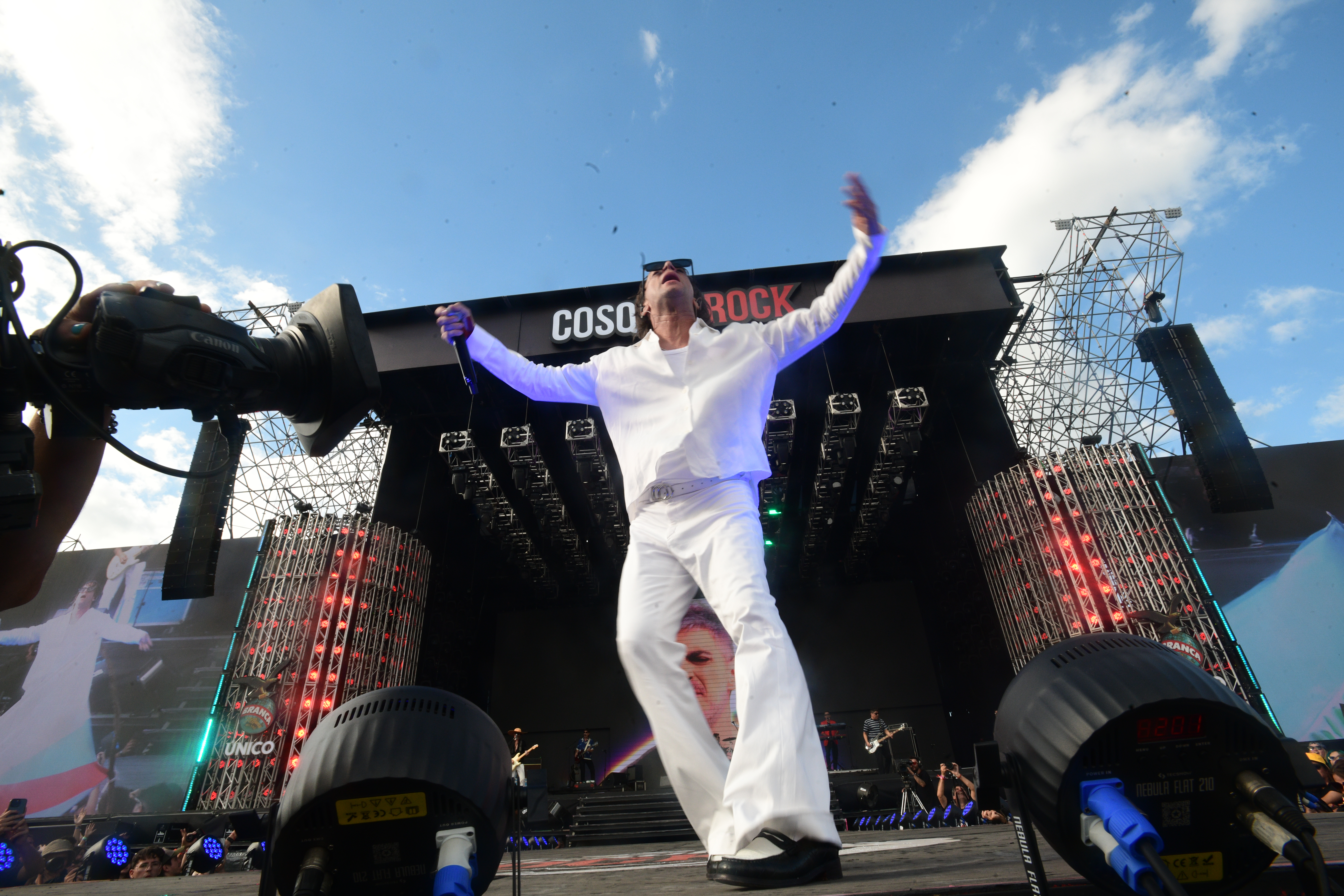 Joaquín Levinson de Turf durante el Cosquin Rock 2026 (Javier Ferreyra / La Voz)