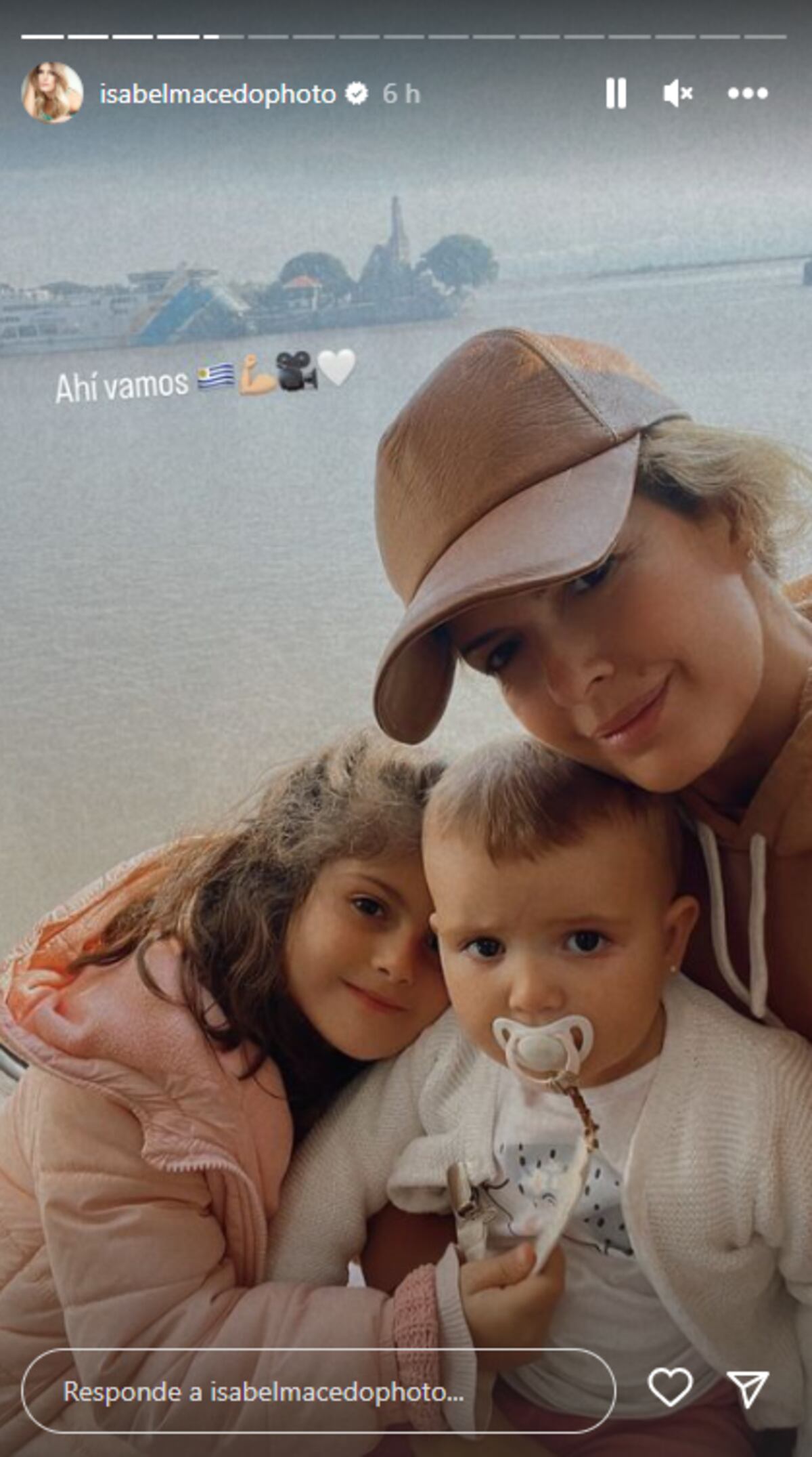 Isabel Macedo se trasladó a Uruguay con su familia, temporalmene. (Instagram Isabel Macedo)