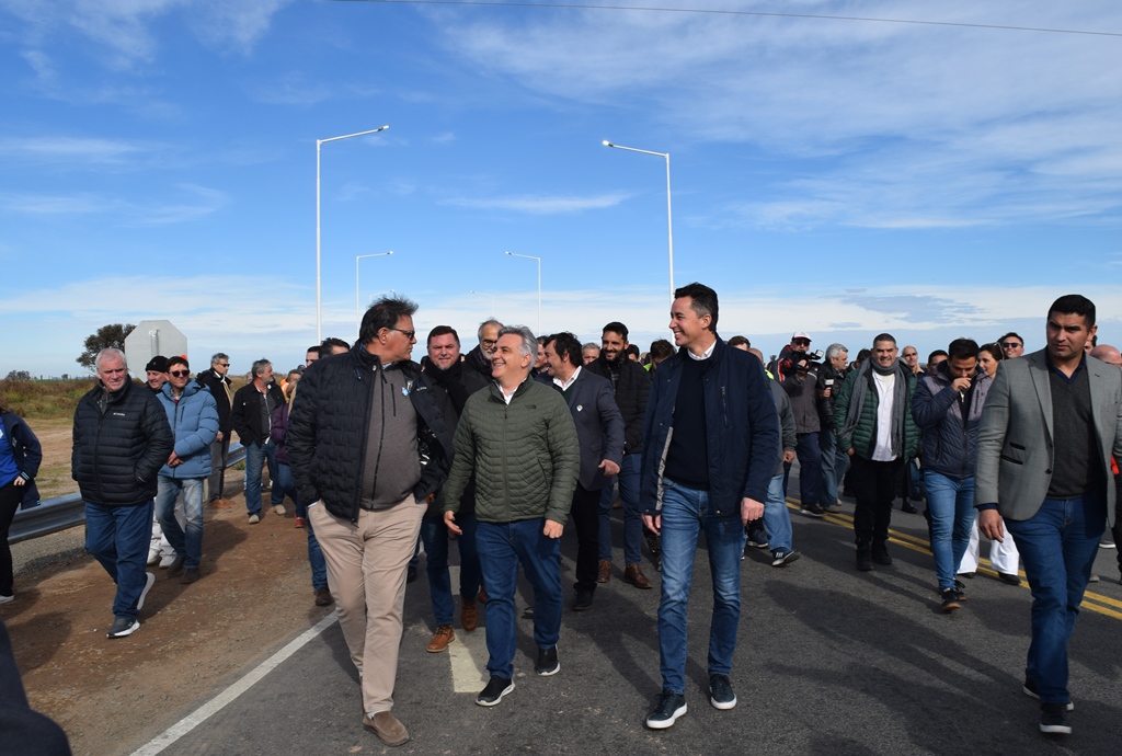 Sur de Córdoba. General Levalle y Adelia María quedaron unidas por pavimento (Gentileza).