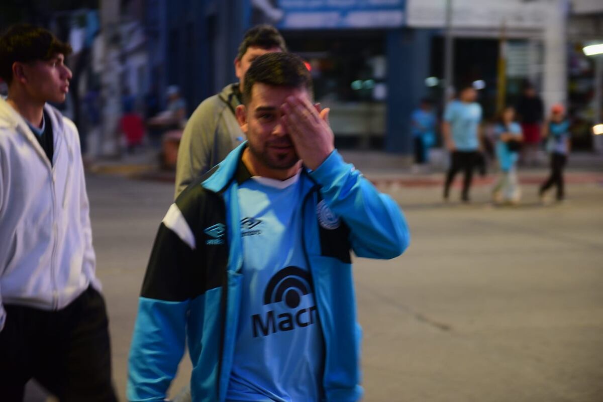 Cara 'e Cancha de Belgrano en la previa del partido con San Martín de San Juan en el Gigante de Alberdi. (José Gabriel Hernández / La Voz)