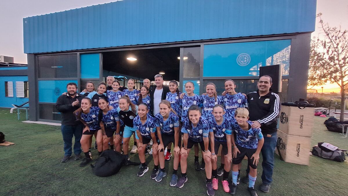 Capitanía, la actividad que organiza Belgrano para sus divisiones inferiores. (La Voz)