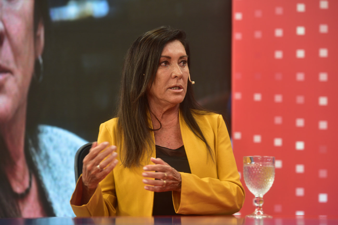 Laura Rodríguez Machado, diputada nacional, en el programa Voz y Voto. (Nicolás Bravo / La Voz)