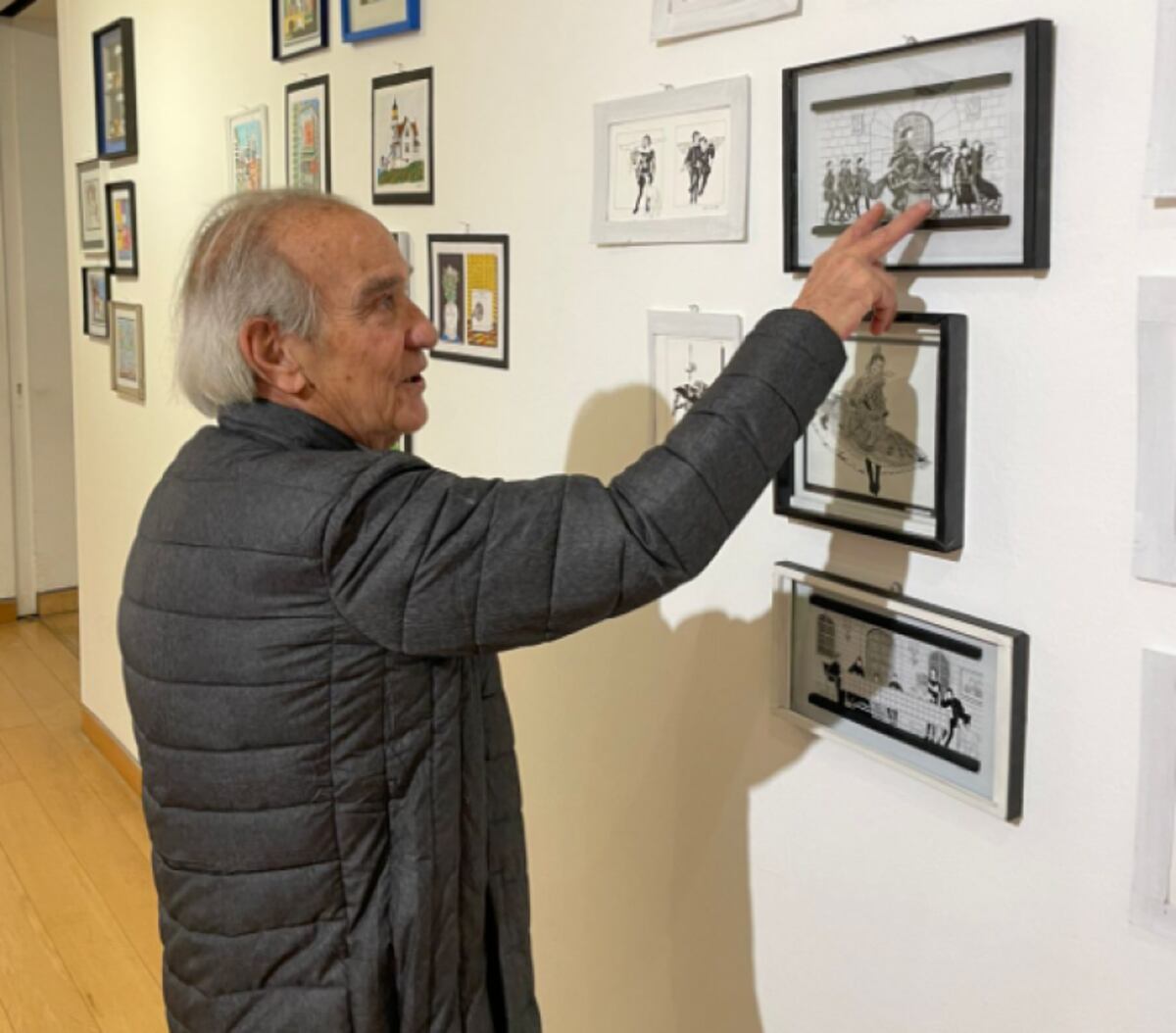 Las obras de Juan José se exhiben en el Museo Evita de Córdoba. (El Doce)