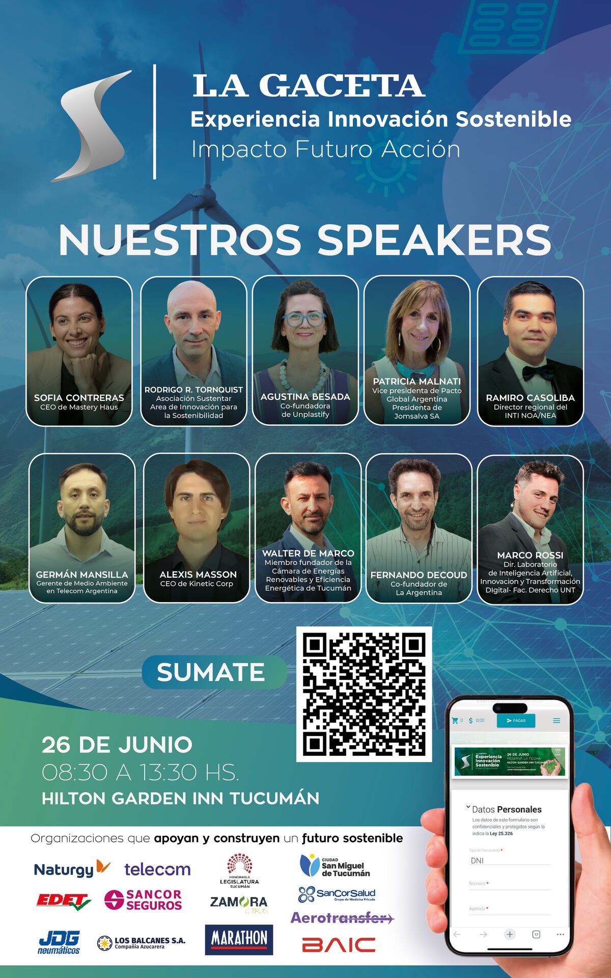 Referentes compartirán sus conocimientos y experiencias.