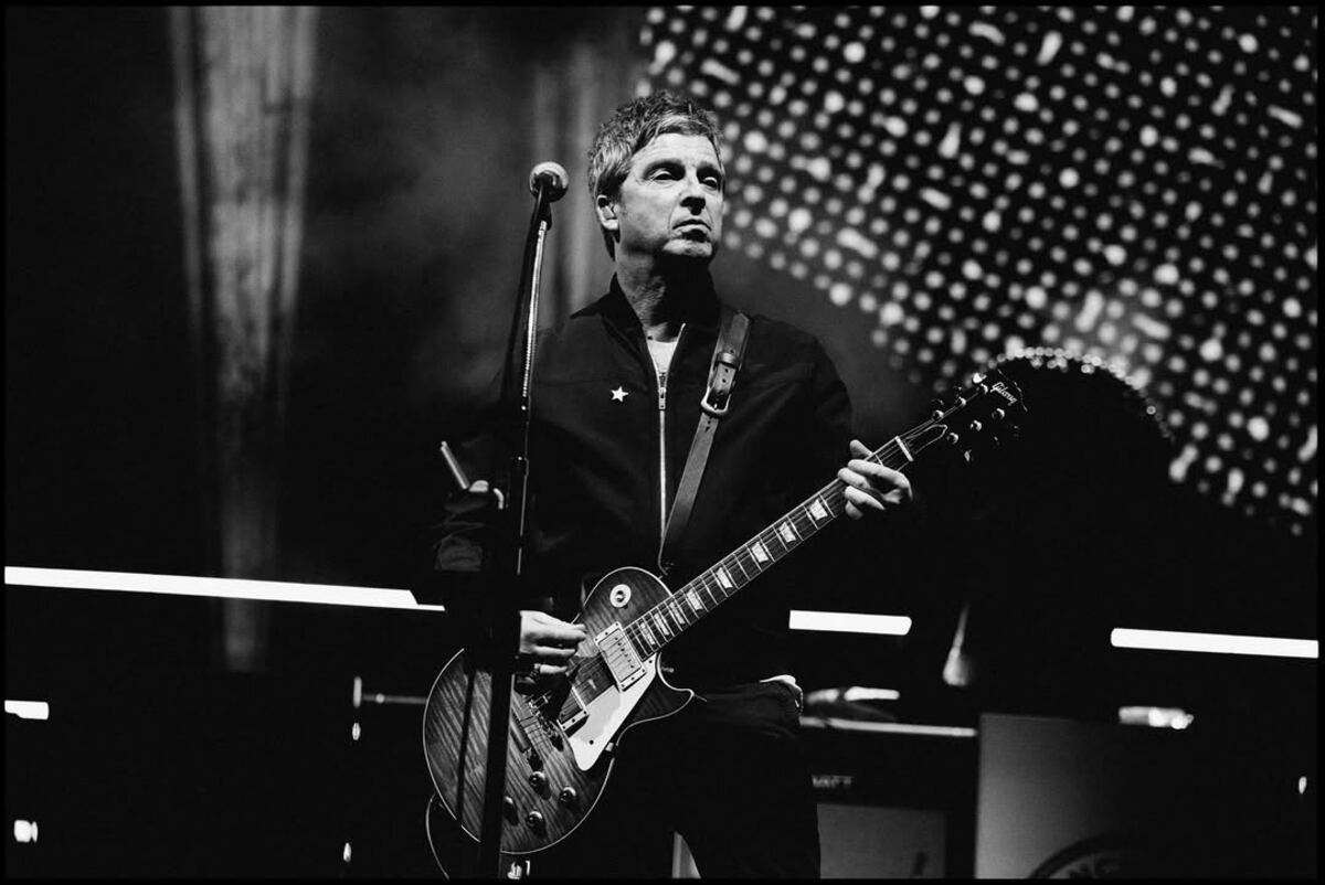 Noel Gallagher, imperial en Wembley. (Instagram @oasis)