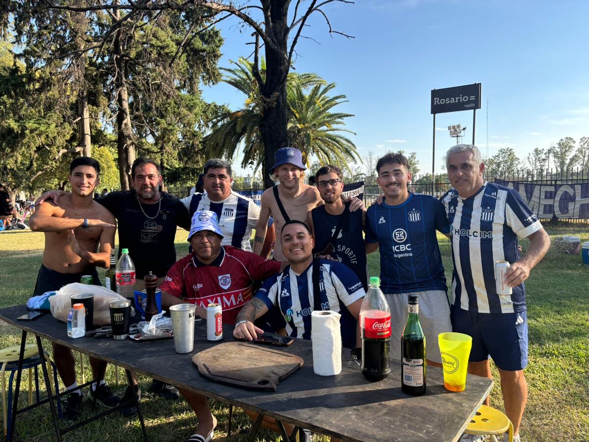 Talleres en Rosario: el tradicional Cara ‘e Cancha. (La Voz)