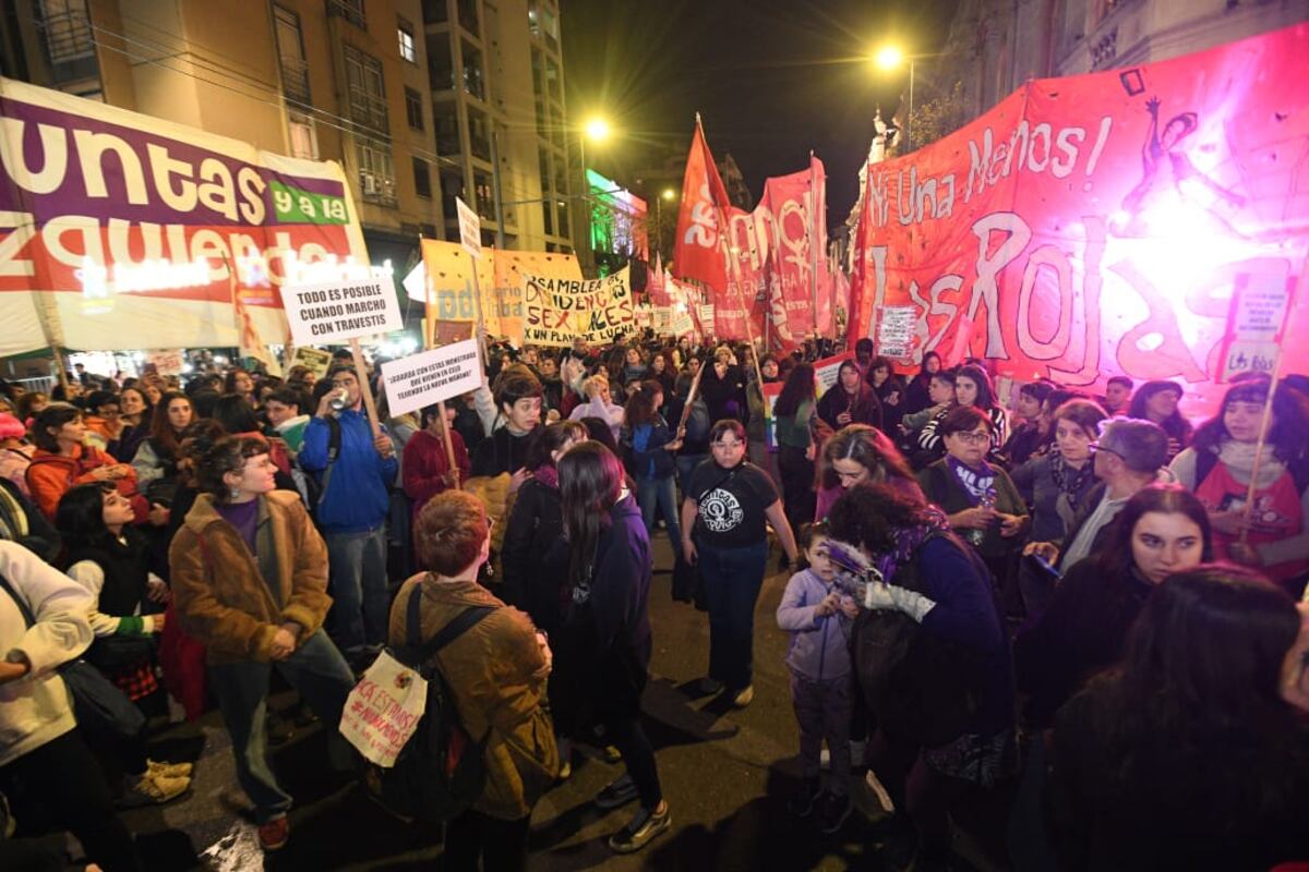 Córdoba. A 10 años del primer Ni Una Menos, la nueva manifestación por las calles del Centro. (Javier Ferreyra / La Voz)