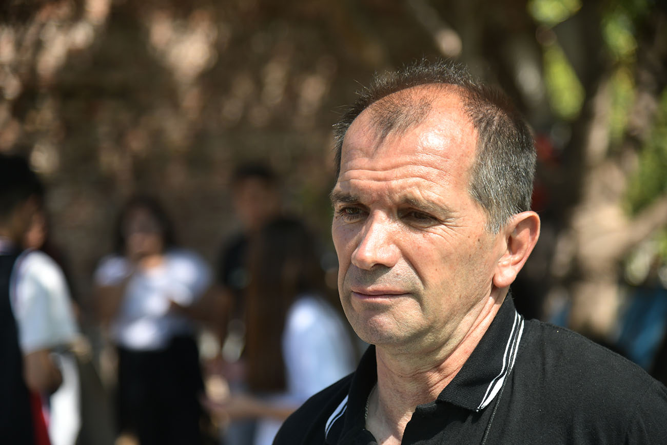 Ricardo Luna. Coordinador de la Fábrica de Árboles en el Ipem N° 160 (Ramiro Pereyra/La Voz).