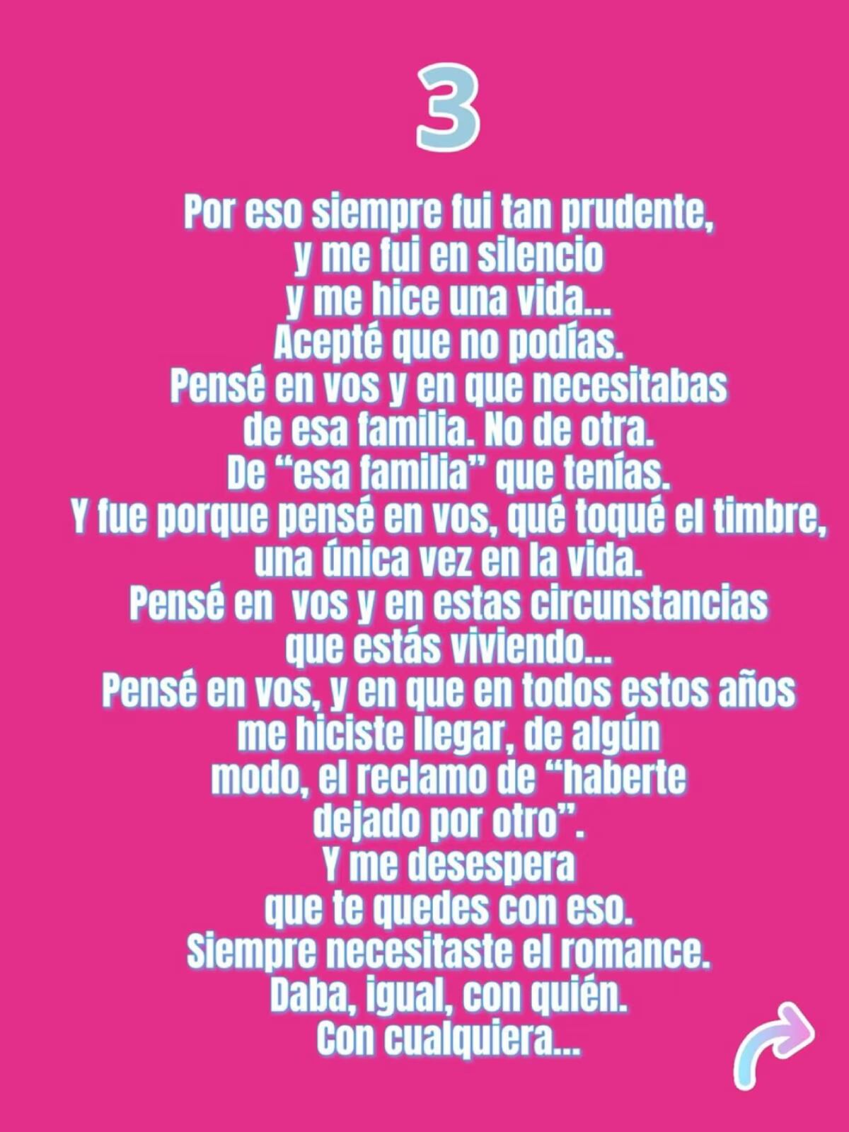 La publicación de Cecilia Milone en Instagram.